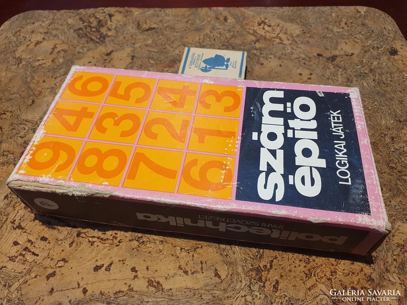 Retro number-building board game, perfect condition, trial polytechnic, social real cooper