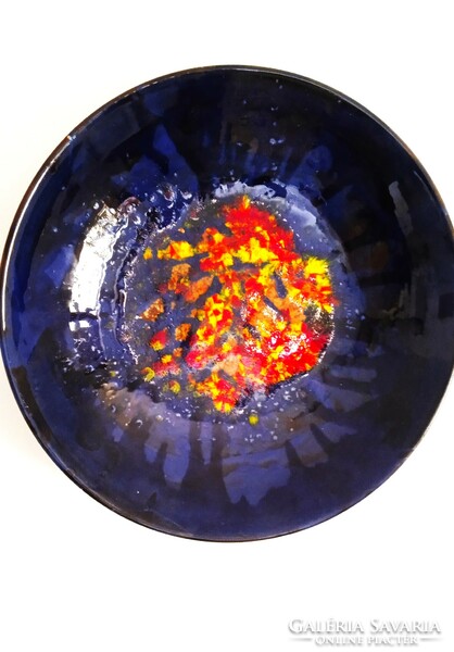 Városlőd, giant bowl/wall plate, mid-century