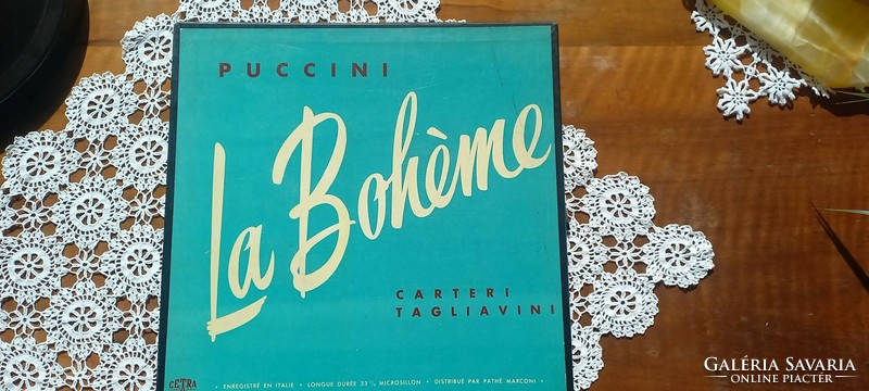 Puccini Bohémélet dupla operalemez olasz nyelven