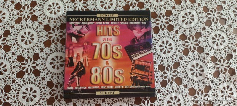 Hits of the 1970s-80s in a box of 5 CDs