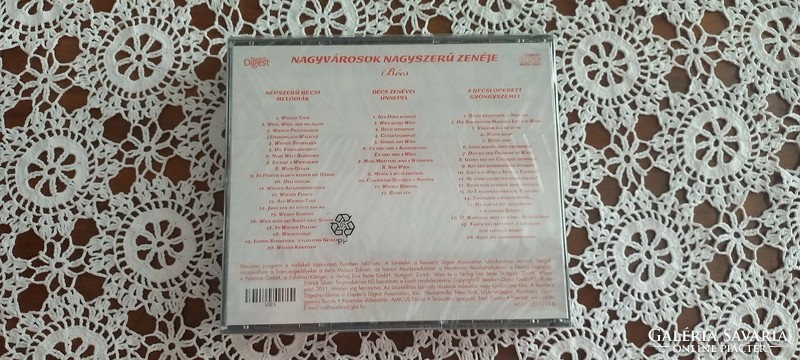 Nagyvárosok nagyszerű zenéje  Bécs 3 db CD