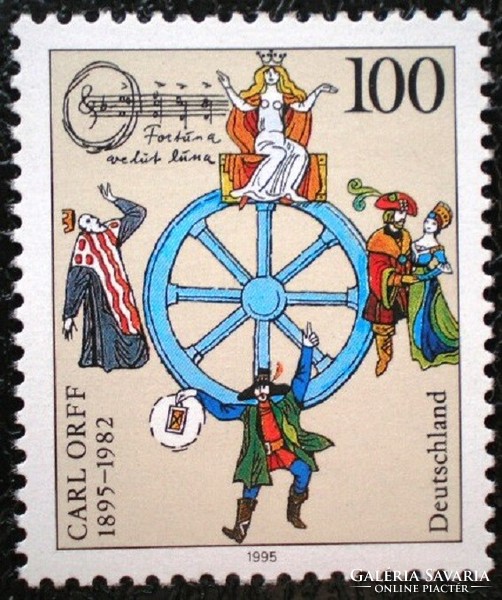 N1806 / Németország 1995 Carl orff bélyeg postatiszta
