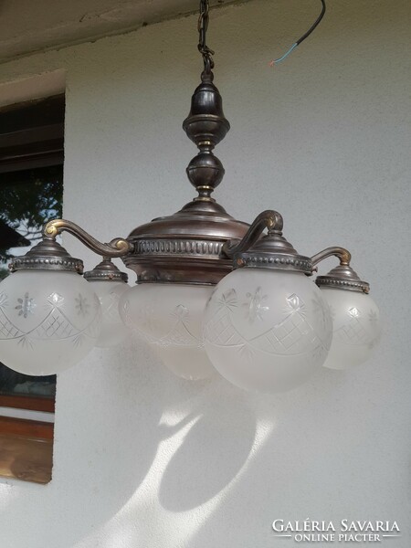 2 antique chandeliers