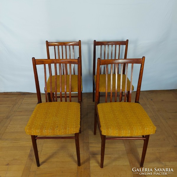 4 pcs tatra nabytok retro dining chairs mid-century chairs