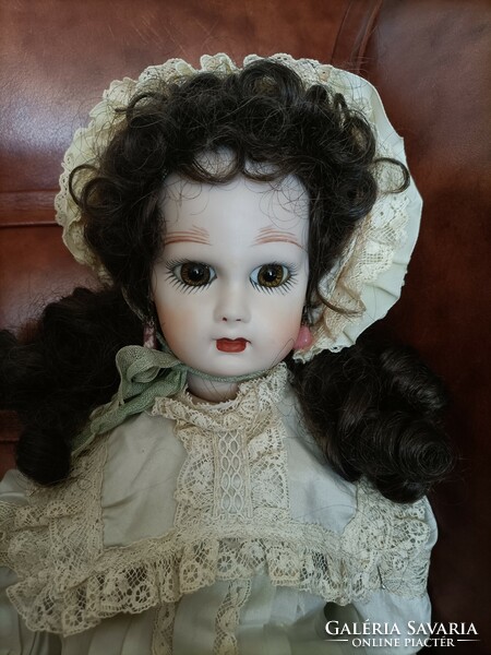 50 cm antique porcelain head doll