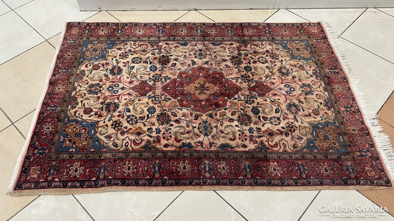 3589 Iranian tabriz hand knotted woolen Persian carpet 108x154cm free courier