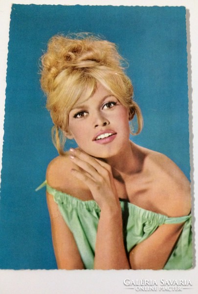 Régi képeslap-Brigitte Bardot-