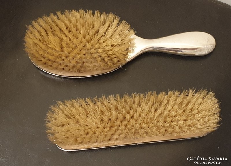 Georg Nilsson art nouveau comb (hair brush) and clothes brush