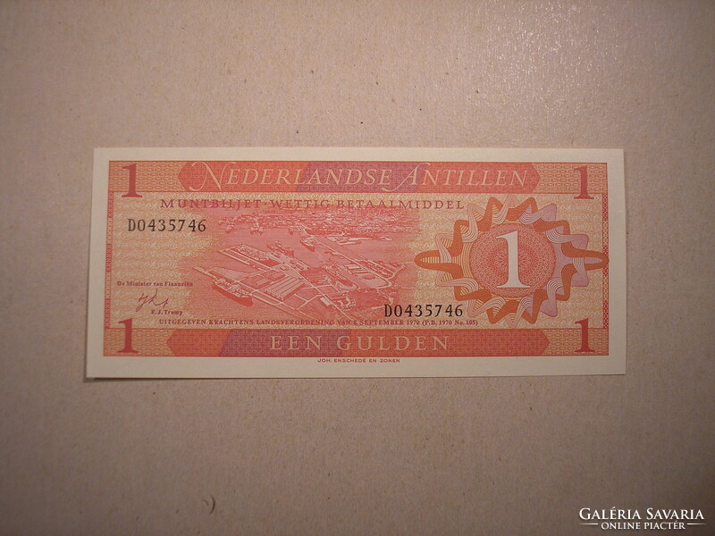 Holland Antillák - 1 Gulden 1970 UNC