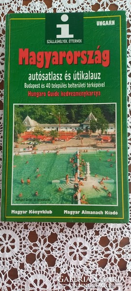 Hungary car atlas and travel guide 1998, with attractions of the settlements