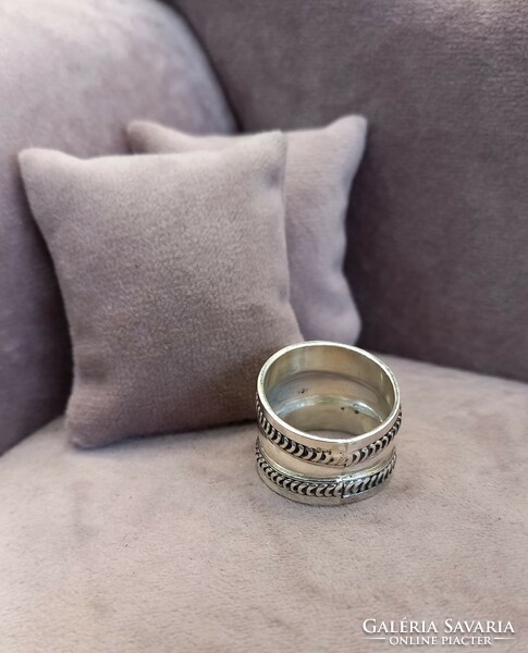 Indonesian silver ring