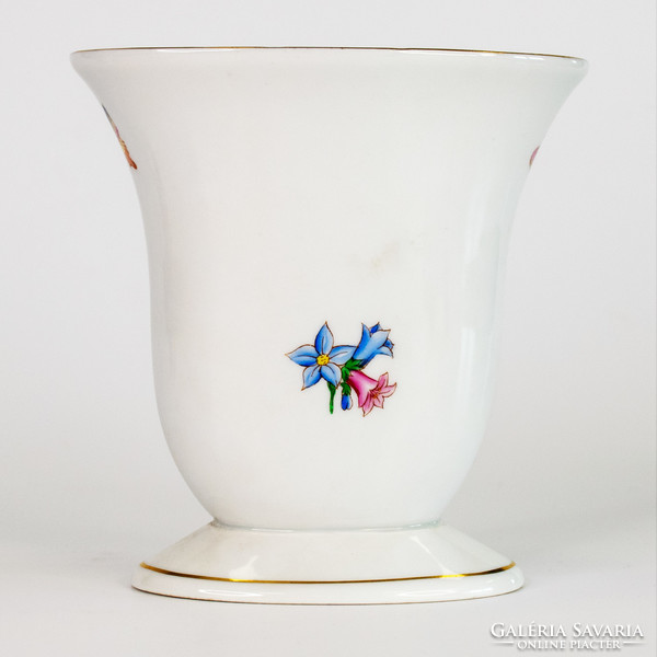 Herend pheasant pattern vase