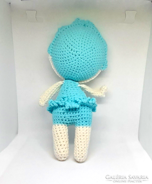 Crochet ballerina figure