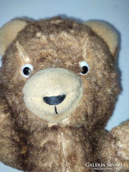 Antique toy straw bear, teddy bear.