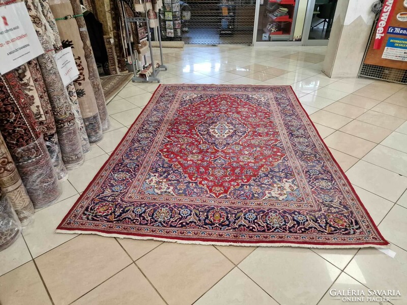 Iranian keshan 200x310 cm hand-knotted wool Persian carpet z39