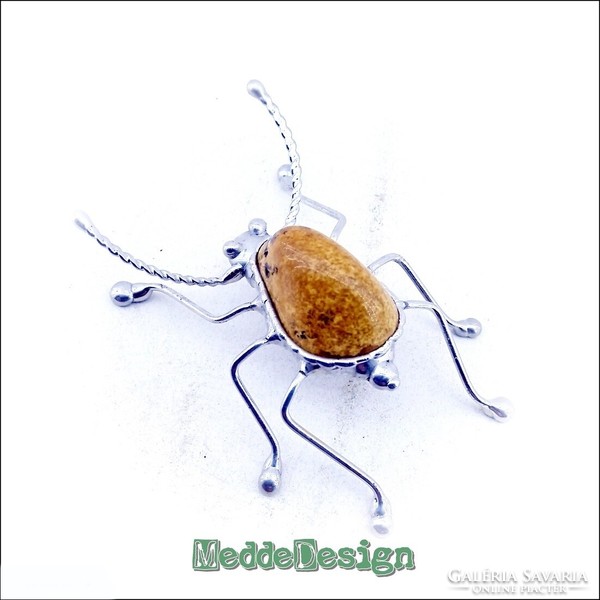 Meddedesign collectible mineral beetles (picture jasper)