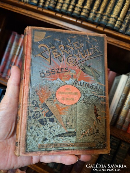1906 ANTIK  VERNE :HAZA,FRANCZIAORSZÁGBA! / GIL BRALTAR -második kiadás FRANKLIN