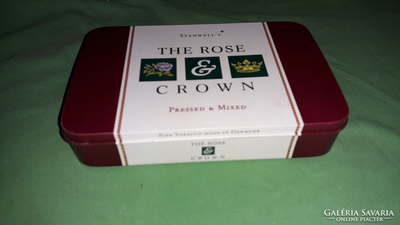 Stanwell's the rose crown English metal plate assorted smoking box as shown in the pictures