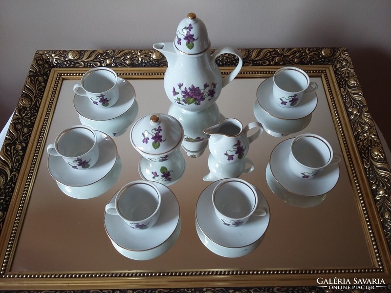 Violet dining and coffee set
