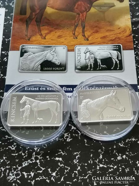 My treasure is the Hungarian racing horse HUF 15,000 silver medal 2024 unopened unc +prosi+certi