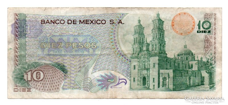 10     Peso     1975     Mexikó