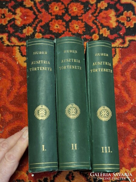 Rrr!!! 1899-1901 Huber-Baróti-Pauler: History of Austria I.-III. Complete! Hungarian scientific Academy