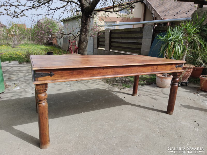Rare, large 180*90 cm, antique, solid walnut dining table, bought in Tuscany, in very nice condition