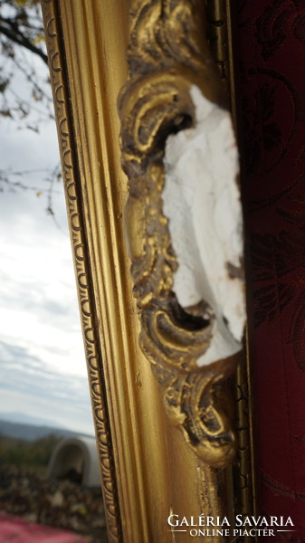 Huge blondel framed mirror - damaged - that's why the price is so high
