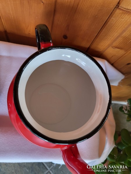 Polish enameled teapot, kettle