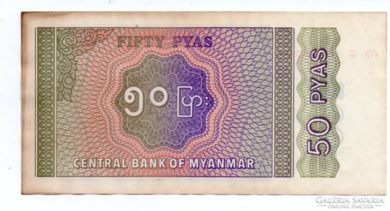 50 myanmar pyas