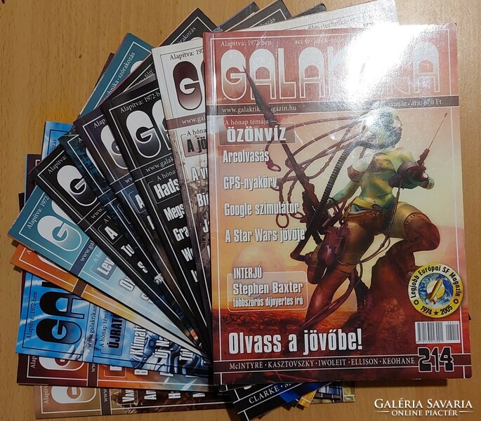 11 Galaxy magazines from 2008, in good condition for sale together (even with free delivery)
