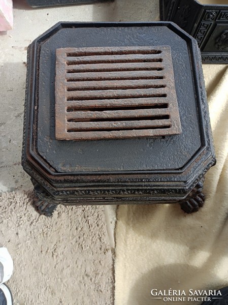 Cast iron stove, in good condition.