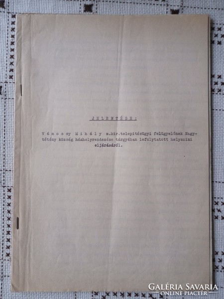 1940. Report on the confiscation of large, mostly Jewish properties