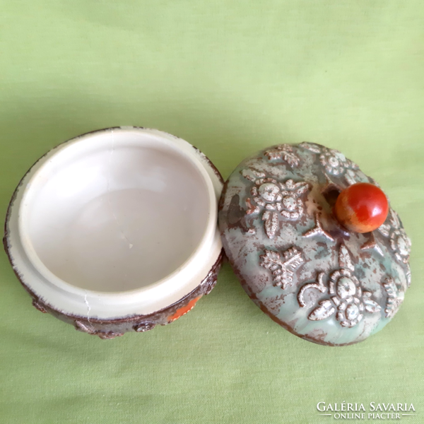 Italian stone ceramic bonbonier, box
