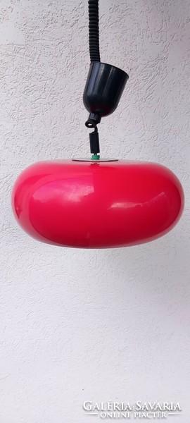 Italian műanyag mennyezeti lámpa vintage ALKUDHATÓ design