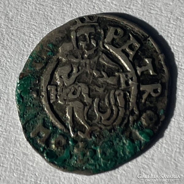 1590 Rudolph silver denarius
