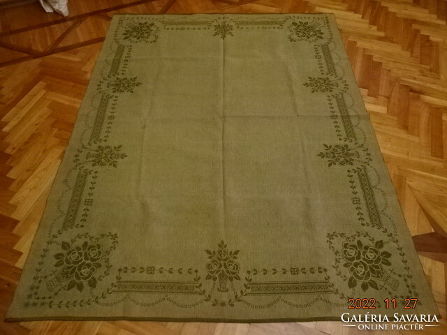 Antique Art Nouveau table cover bedspread 2-sided tapestry !!!!