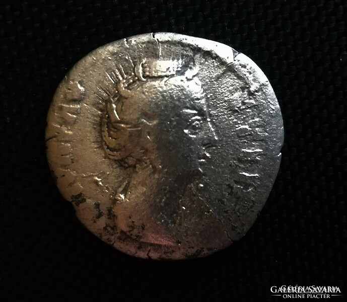 Diva Faustina silver denar