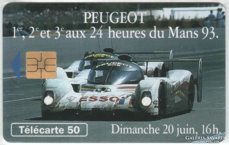 Foreign phone card 0502 French 1993
