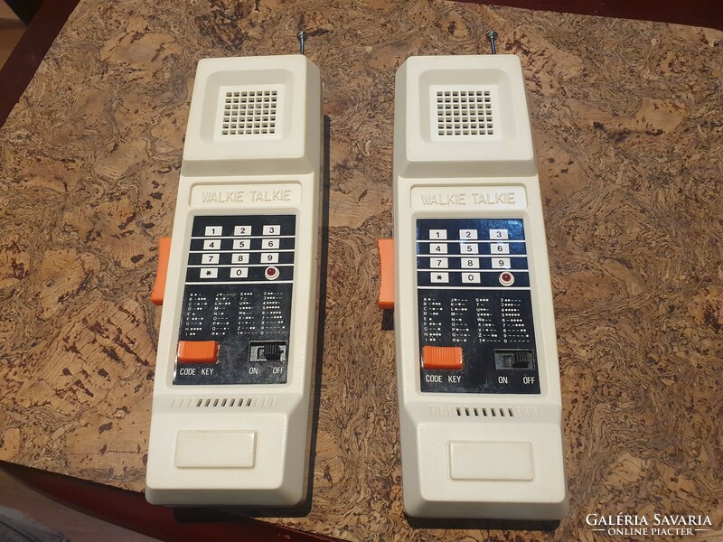 Retro walkie takies maxim CB rádió újszerű dobozában szocreál kádár