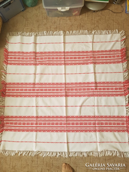 Folk woven tablecloth tablecloth 120x120