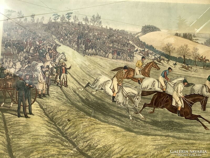 Charles Hunt /1803-1877/   "A nagy Northamtoni Nemzeti Derby 1840"