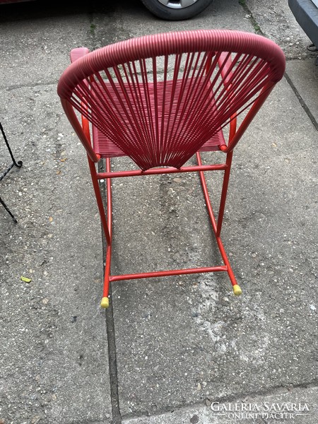 Retro spaghetti rocking chair!