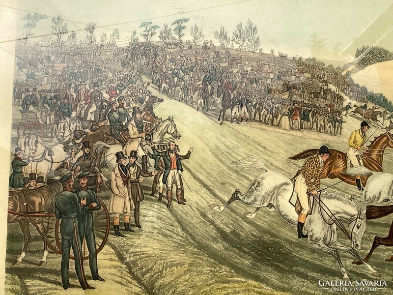 Charles Hunt /1803-1877/   "A nagy Northamtoni Nemzeti Derby 1840"