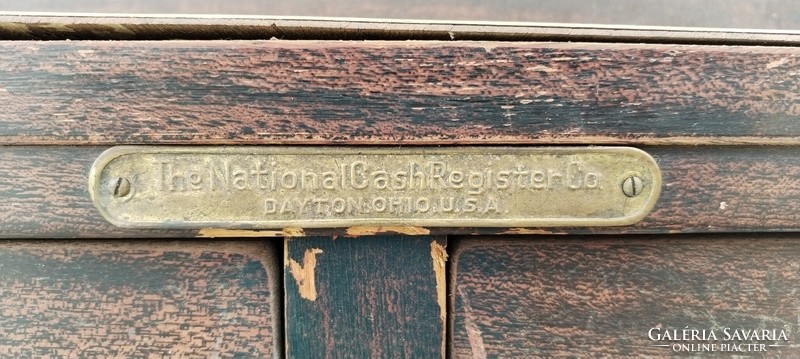 Antique old money cash register