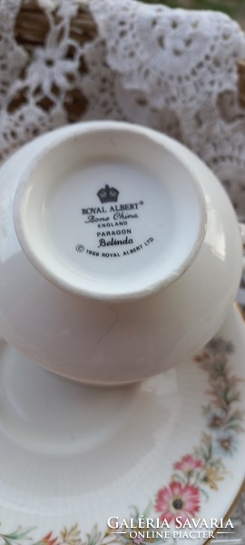 Royal Albert teás szett  , üveg tálcával