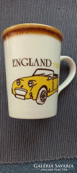 Angol veterán   autós porcelán bögre England 1958