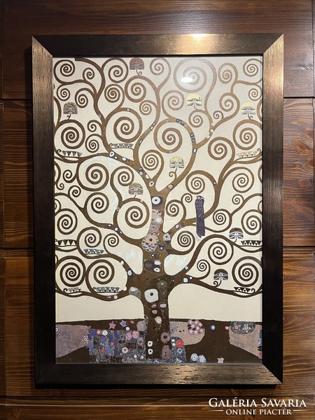 Gustav Klimt: Az élet fája (részlet) nyomat