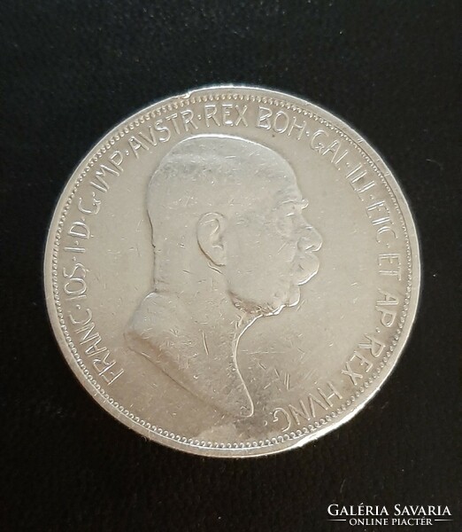 József Ferenc silver 5 crowns 1909