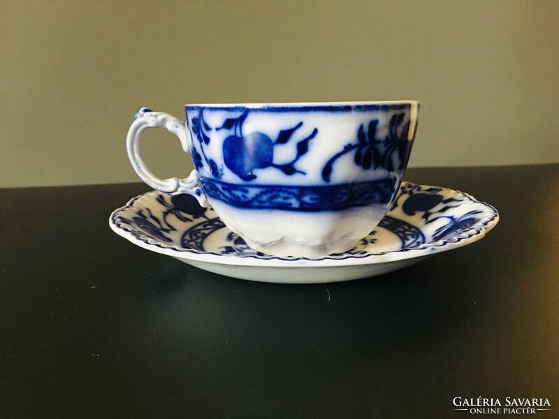 Johnson bros tea set with cobalt blue decor